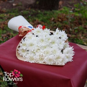 Bouquet of Chrysanthemums | White