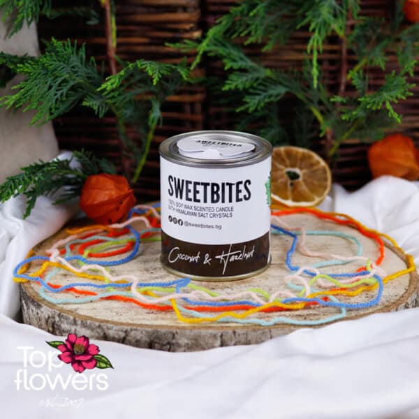 SweetBites Soy Candle | Coconut and Hazelnut