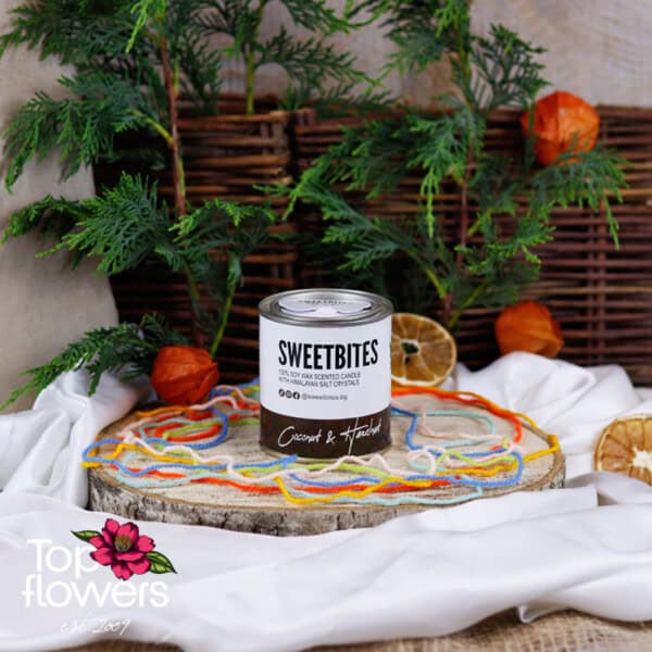 SweetBites Soy Candle | Coconut and Hazelnut