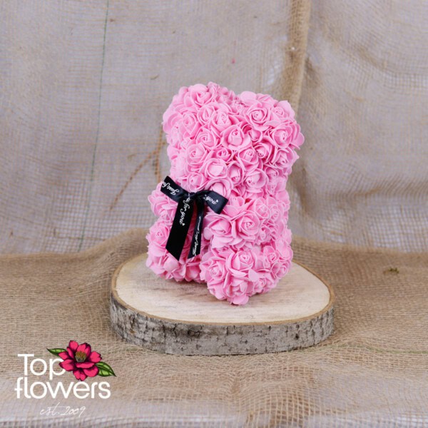 Artificial Flower Bear S | Pink - Image 3