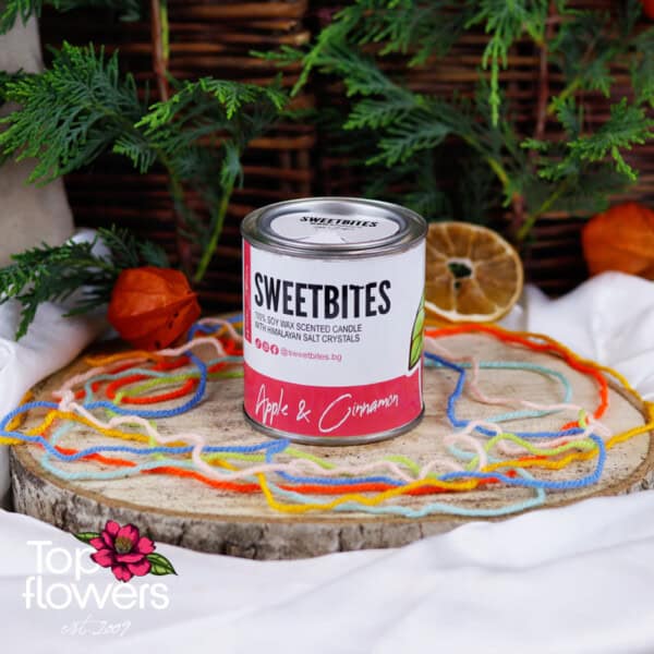 SweetBites Soy Candle | Apple and Cinnamon