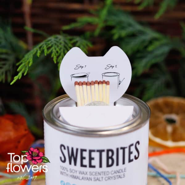 SweetBites Soy Candle | Apple and Cinnamon - Image 4