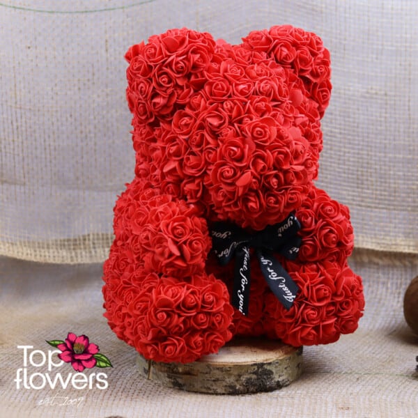 Artificial Flower Bear L | Red - Image 3