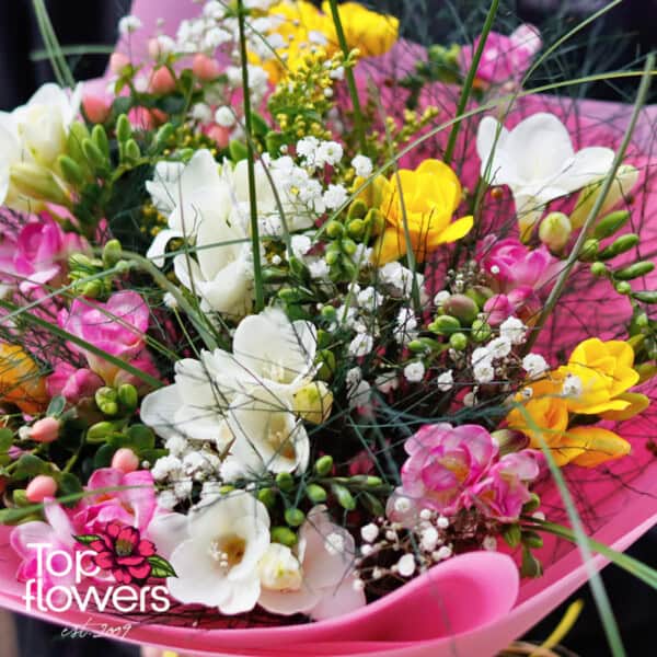 Spring Sparkle with Freesia | Bouquet - Image 3