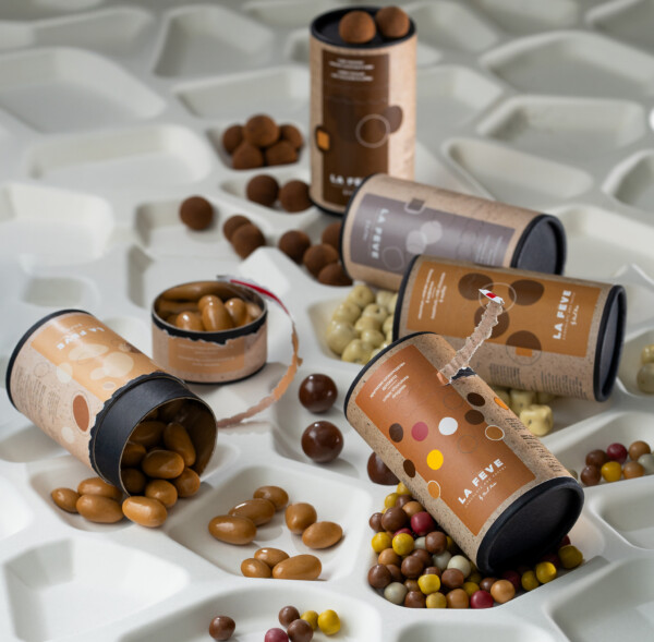 Toffee Caramel, Milk Chocolate and Coffee Dragees | La Feve 200 gr.