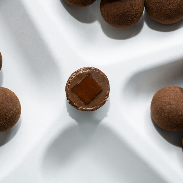 Toffee Caramel, Milk Chocolate and Coffee Dragees | La Feve 200 gr.