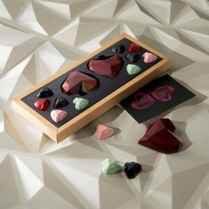 Chocolates Two hearts in common rhythm | La Feve 260 gr.