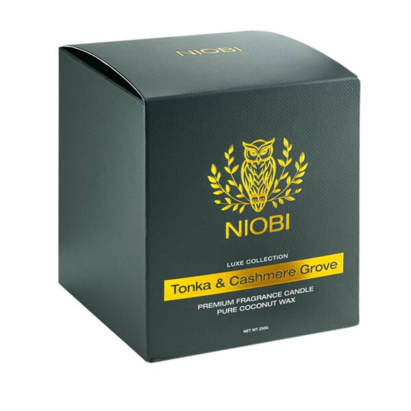 Natural scented candle NIOBI | Tonka and Cashmere Grove - Image 2