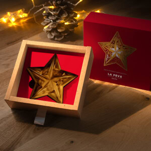 Chocolate Shiny Christmas Star| La Feve 135g.