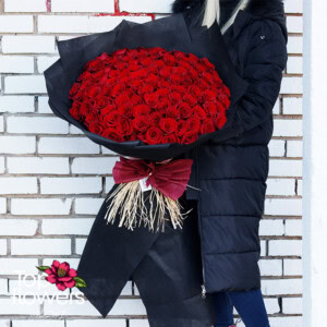 101 Deluxe Red Roses | Bouquet