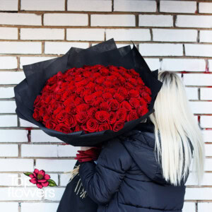 101 Deluxe Red Roses | Bouquet