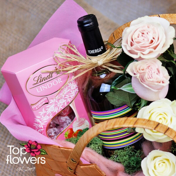 Gift bag with flowers I | Arrangement - Image 3